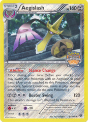 Aegislash 85/146 Crosshatch Holo Promo - 2014 Regional Championships